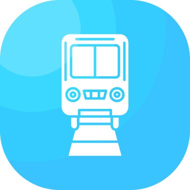 tren simgesi vektör illüstrasyonu