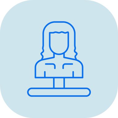 Dizüstü bilgisayarı olan bir kadının vektör çizimi