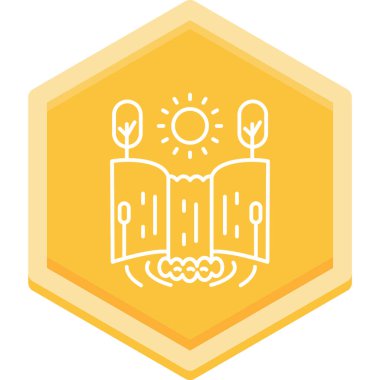 Vektör illüstrasyonu, simge ögesi arkaplanı