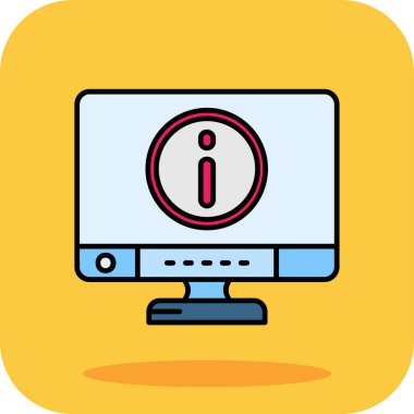 bilgisayar vektör simgesi modern basit, vektör tasarımı