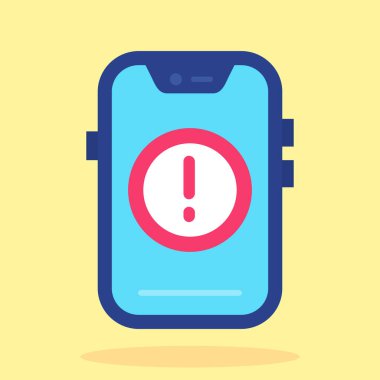 akıllı telefon simgesi vektör illüstrasyonu