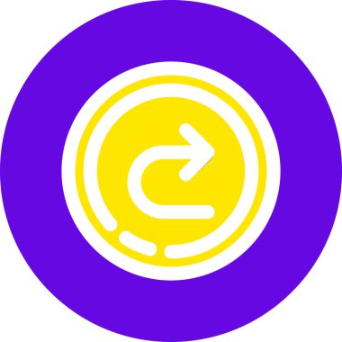 Ok. Web simgesi basit illüstrasyon