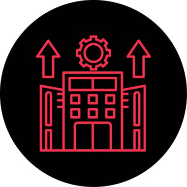 Yapı simgesinin vektör illüstrasyonu