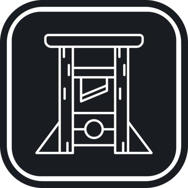 Mobilya ve ev sembollerinin vektör çizimi. Ağ için ev eşyası sembolü web ögesi.