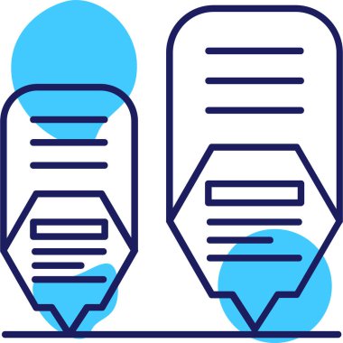 Kitap. Web simgesi basit illüstrasyon