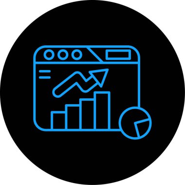 Vektör Analiz Simgesi illüstrasyonu