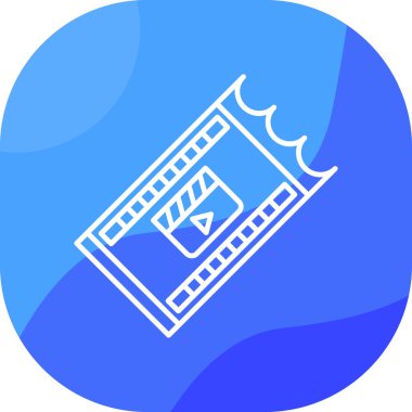 Modern bir simgenin vektör illüstrasyonu