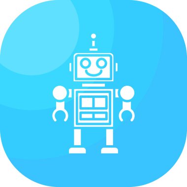 Robot simgesi soyut olarak izole edildi