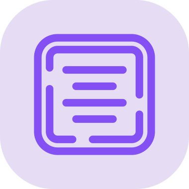 Belge. Web simgesi basit illüstrasyon