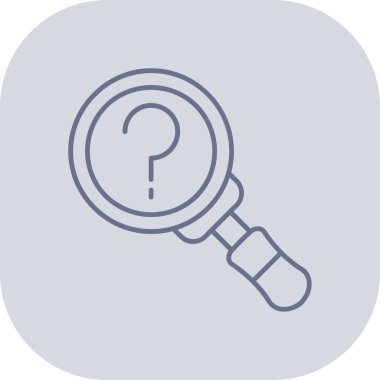 soru işareti olan büyüteç