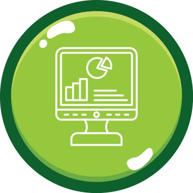 iş ve finans ikonu vektör illüstrasyonu