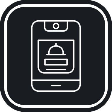 Gıda simgesinin vektör illüstrasyonu