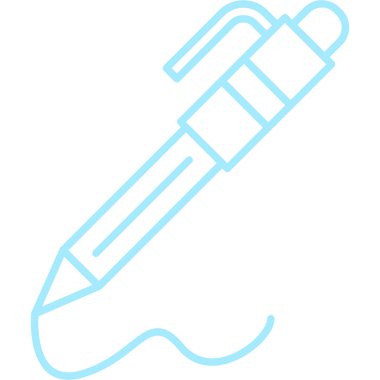 kalem simgesi vektör illüstrasyonu