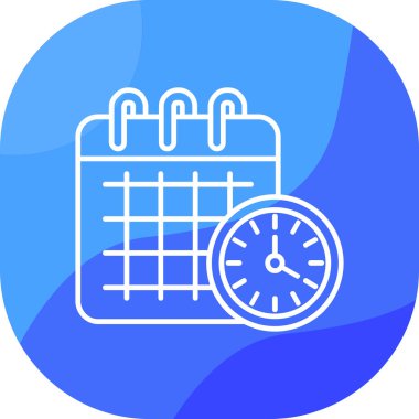 Takvim. Web simgesi basit illüstrasyon