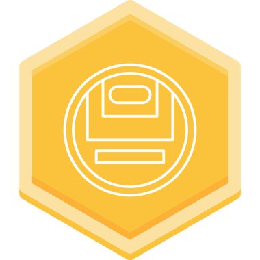 Bir simgenin vektör illüstrasyonu