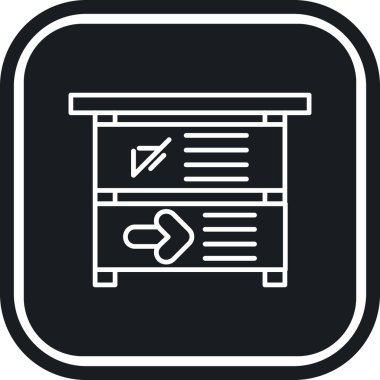 Web uygulaması için vektör simgesi çizimi