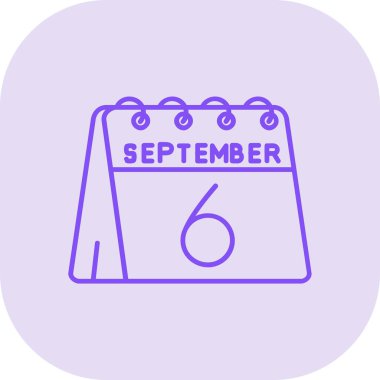 Takvim. Web simgesi basit illüstrasyon, vektör simgesi