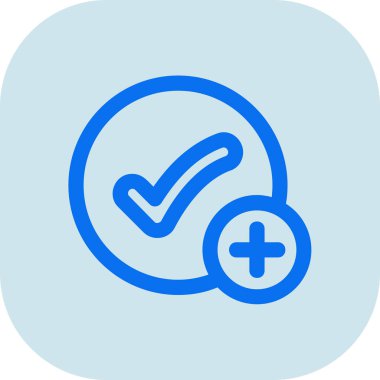 Simge, vektör illüstrasyonunu kontrol et