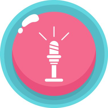 Lamba. Web simgesi basit illüstrasyon