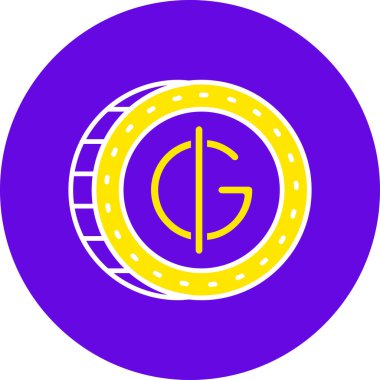 Bozuk para. Web simgesi basit illüstrasyon