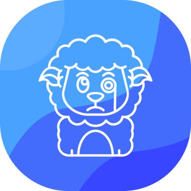 vektör köpek düz resimleme