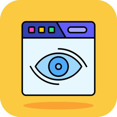 Web tasarım ikonu vektör illüstrasyonu