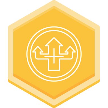 Ok. Web simgesi basit illüstrasyon