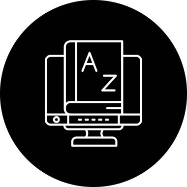 Dizüstü web simge vektör çizim