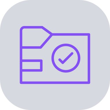 belge işaretleme simgesi ana hat biçiminde