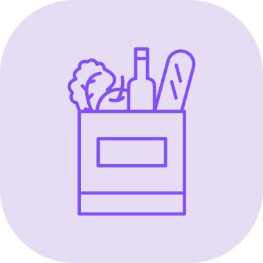 Gıda simgesinin vektör illüstrasyonu