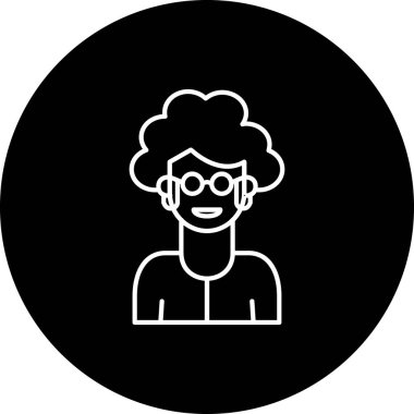 İnsan simgesinin vektör illüstrasyonu