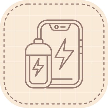 pil simgesi, illüstrasyon tasarımı