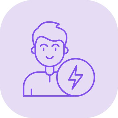 güç simgesi vektör illüstrasyonu