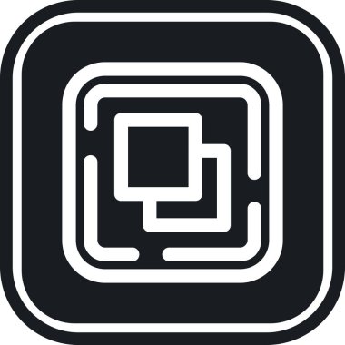 harita haritası simgesi ana hat biçiminde