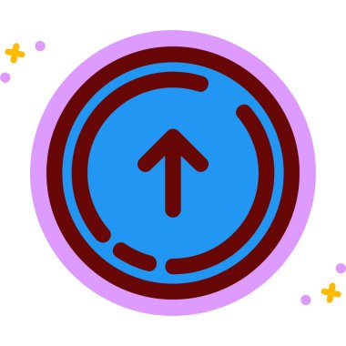 Hedef. Web simgesi basit illüstrasyon