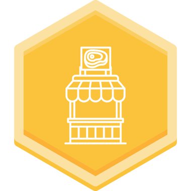 Bir simgenin vektör illüstrasyonu