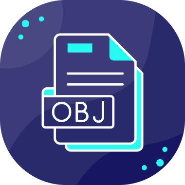 Dosya biçim simgesinin vektör illüstrasyonu