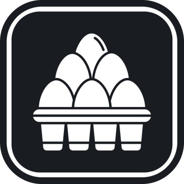 Tavuk. Web simgesi basit illüstrasyon