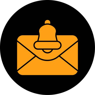 Bir çanın harfli vektör illüstrasyonu