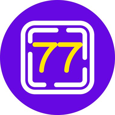 Tek izole edilmiş simgenin vektör illüstrasyonu