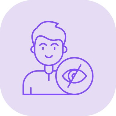 Göz. Web simgesi basit illüstrasyon