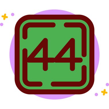 Tek izole edilmiş simgenin vektör illüstrasyonu