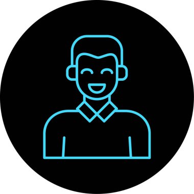 İnsan simgesinin vektör illüstrasyonu