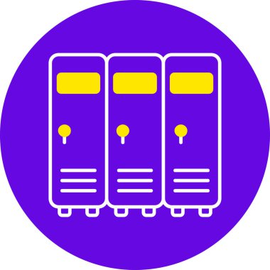 Otobüs. Web simgesi basit illüstrasyon