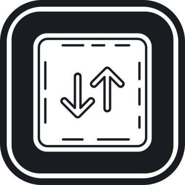 ok yönü simgesini doldurulmuş - çizgi biçimi ile taşı