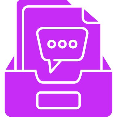 message icon, vector illustration simple design