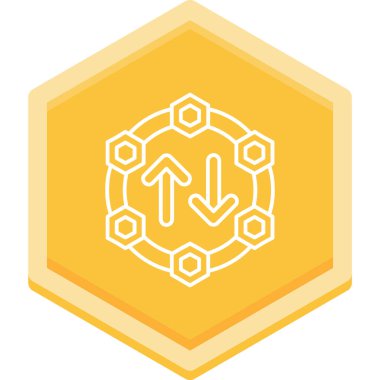 Bir simgenin vektör illüstrasyonu