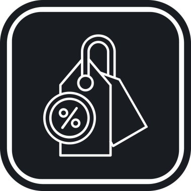 çanta simgesi vektör illüstrasyonu