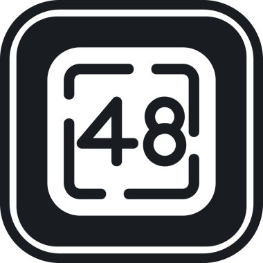 Modern 35 simge 6-6 'nın vektör çizimi