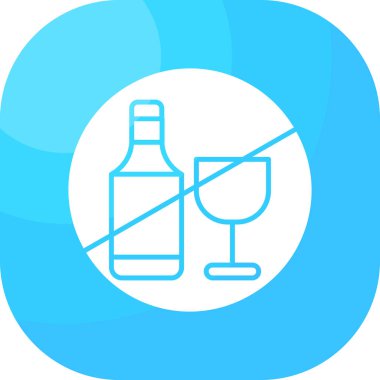 Bir bardak şarabın vektör çizimi